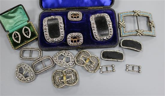 A collection of buckles